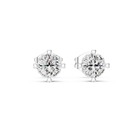 Timeless Round Brilliant Diamond Studs