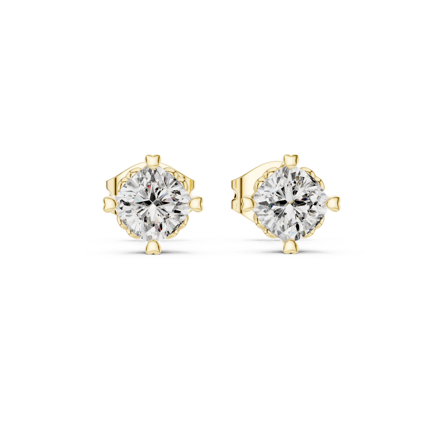 Timeless Round Brilliant Diamond Studs