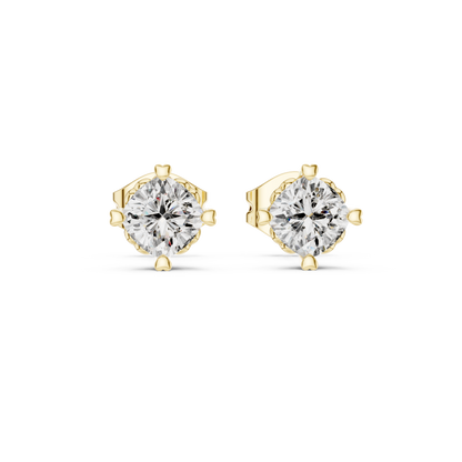 Timeless Round Brilliant Diamond Studs