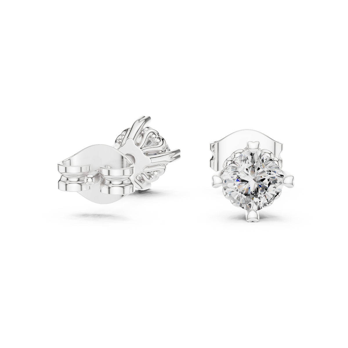Timeless Round Brilliant Diamond Studs