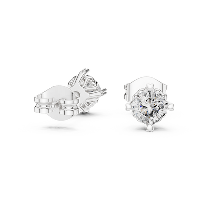 Timeless Round Brilliant Diamond Studs