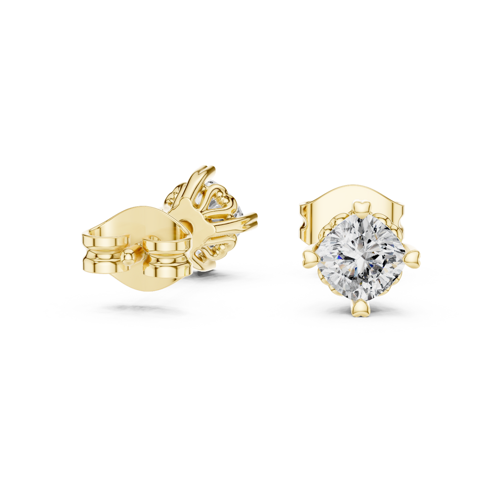 Timeless Round Brilliant Diamond Studs