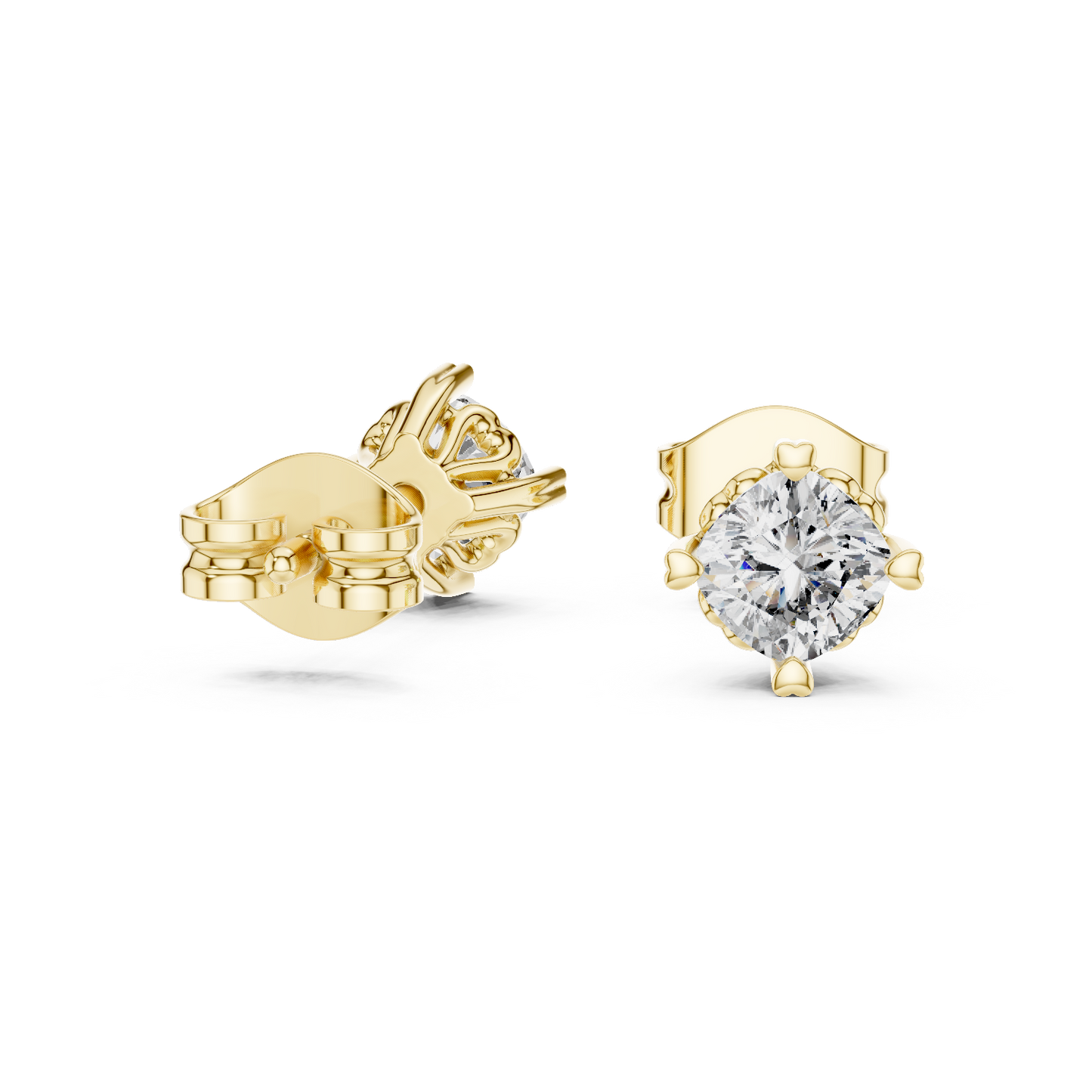 Timeless Round Brilliant Diamond Studs