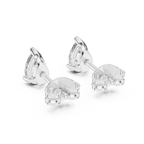 Timeless Pear Cut Diamond Earrings