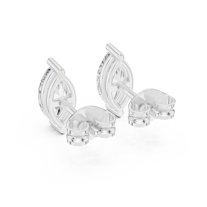 Timeless Marquise Diamond Stud Earrings