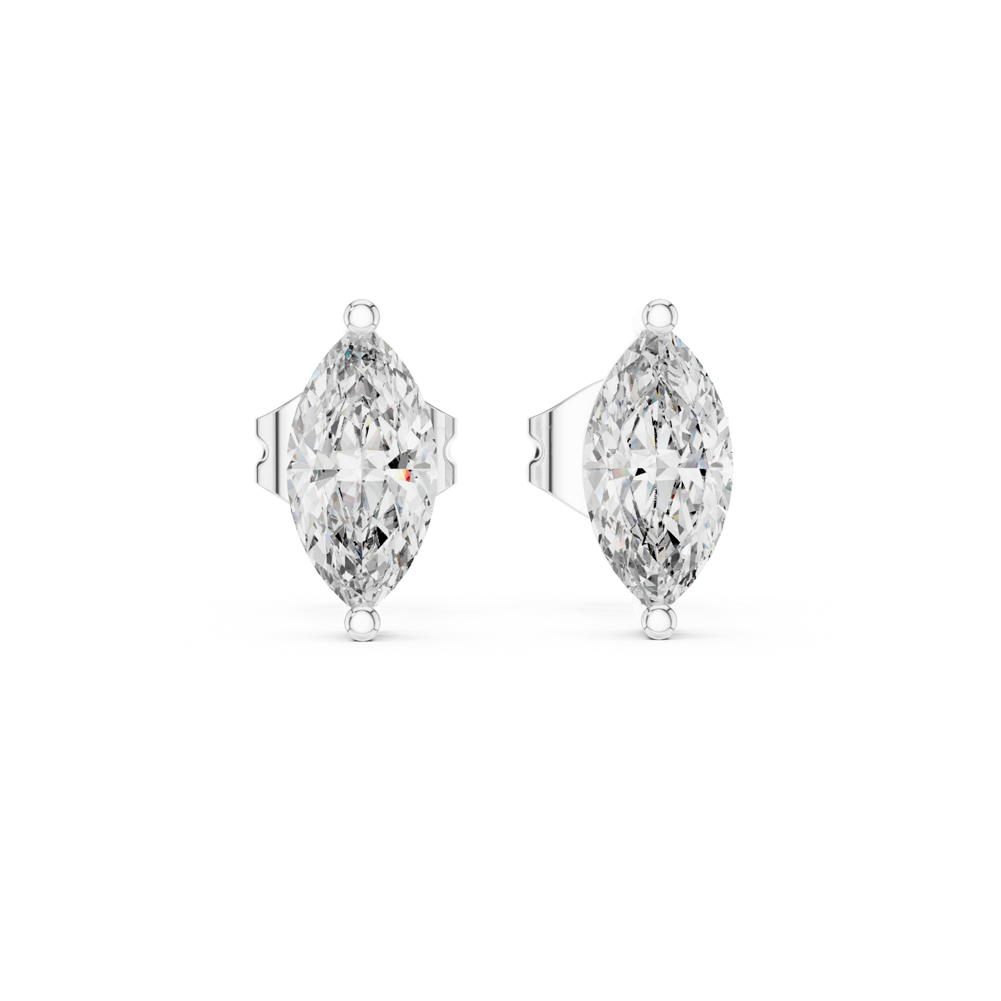 Timeless Marquise Diamond Stud Earrings
