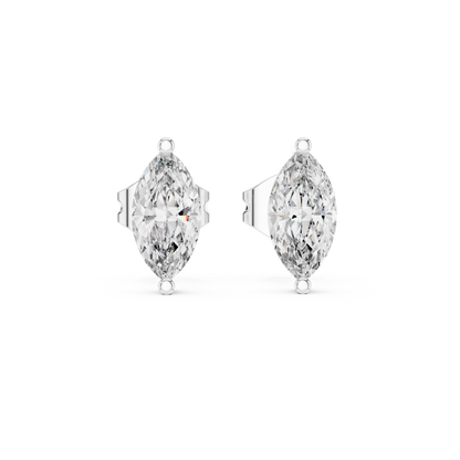 Timeless Marquise Diamond Stud Earrings
