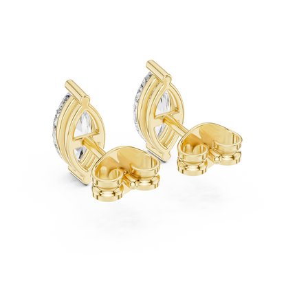 Timeless Marquise Diamond Stud Earrings