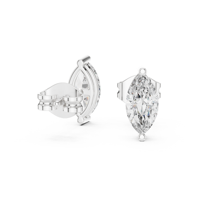 Timeless Marquise Diamond Stud Earrings