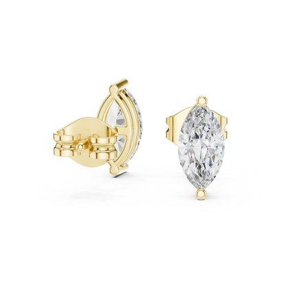 Timeless Marquise Diamond Stud Earrings