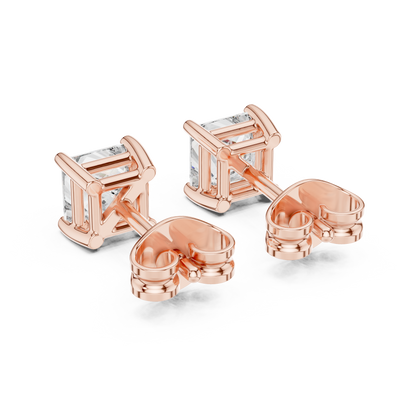 Everyday Luxury Princess Cut Diamond Earrings