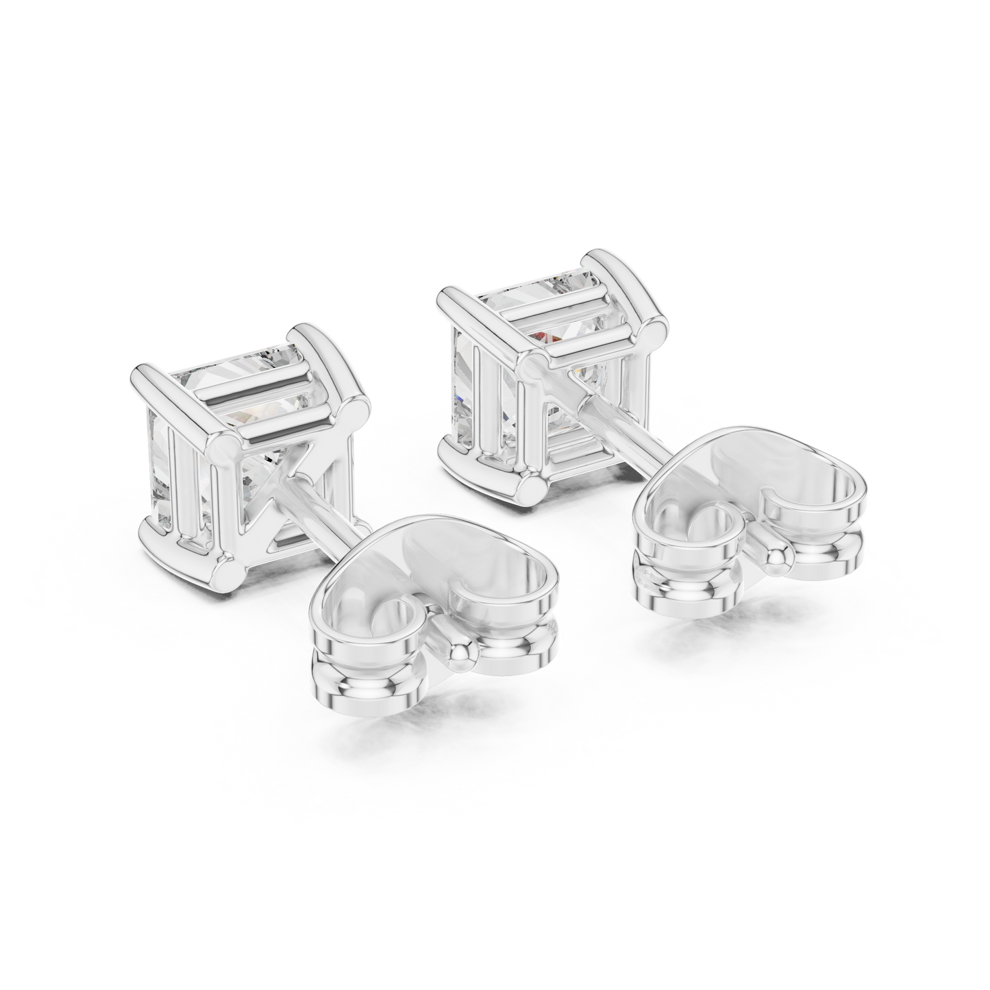 Everyday Luxury Princess Cut Diamond Earrings