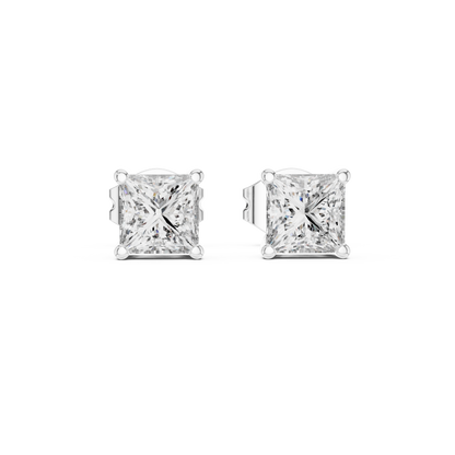 Everyday Luxury Princess Cut Diamond Earrings