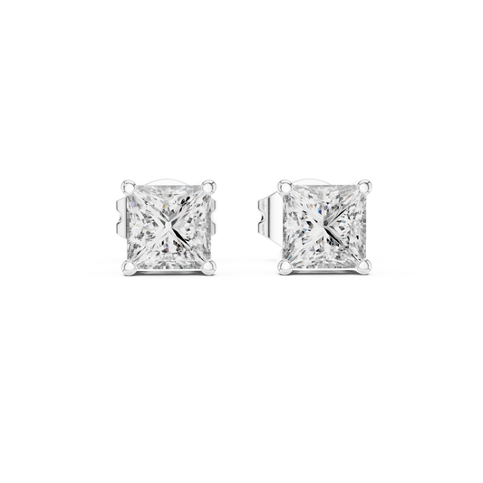 Everyday Luxury Princess Cut Diamond Earrings