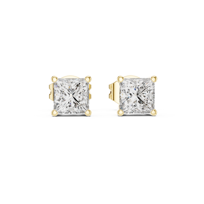 Everyday Luxury Princess Cut Diamond Earrings
