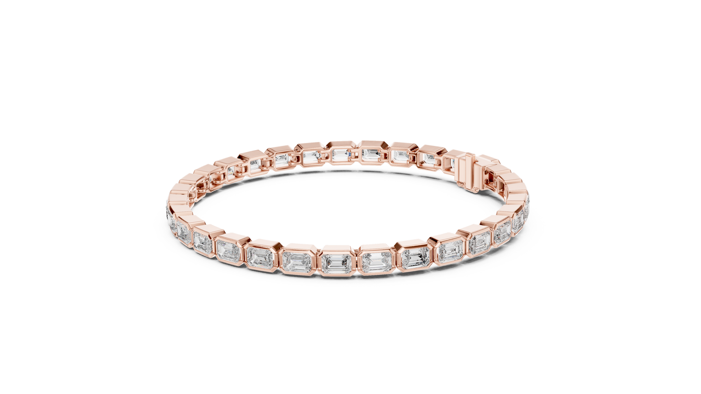 Baguette Diamond Line Bracelet