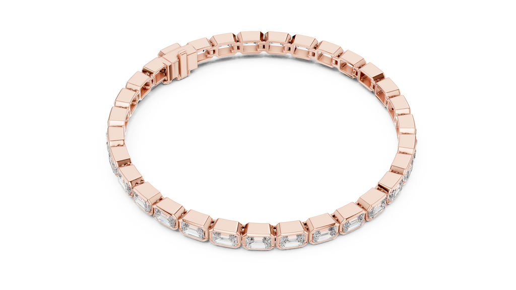 Baguette Diamond Line Bracelet