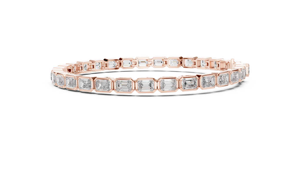 Baguette Diamond Line Bracelet