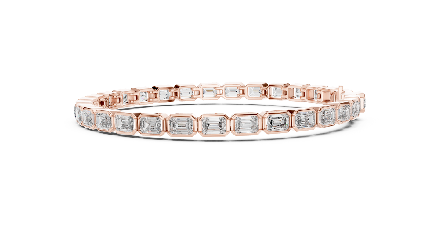 Baguette Diamond Line Bracelet