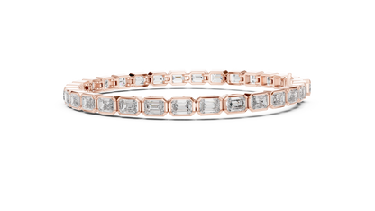 Baguette Diamond Line Bracelet