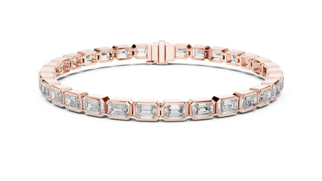 Baguette Diamond Line Bracelet