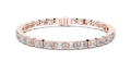 Baguette Diamond Line Bracelet