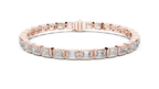 Baguette Diamond Line Bracelet