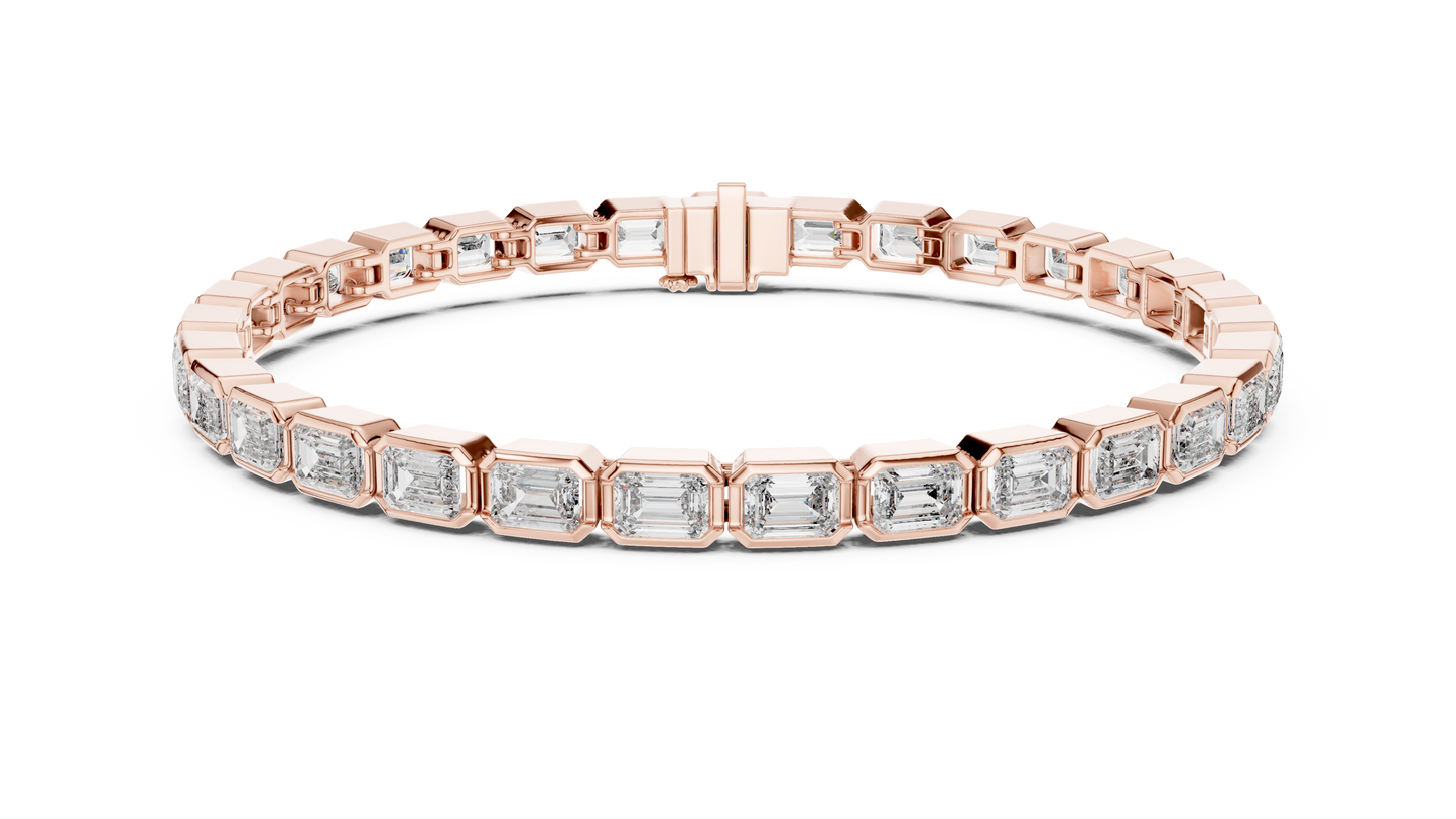 Baguette Diamond Line Bracelet