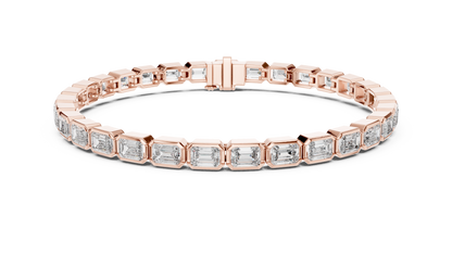 Baguette Diamond Line Bracelet