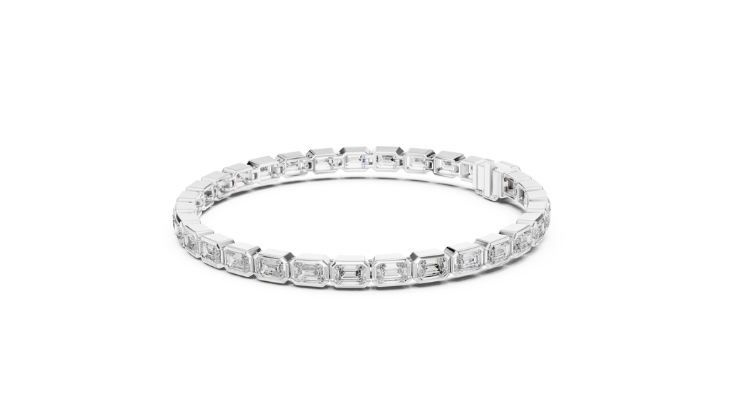 Baguette Diamond Line Bracelet