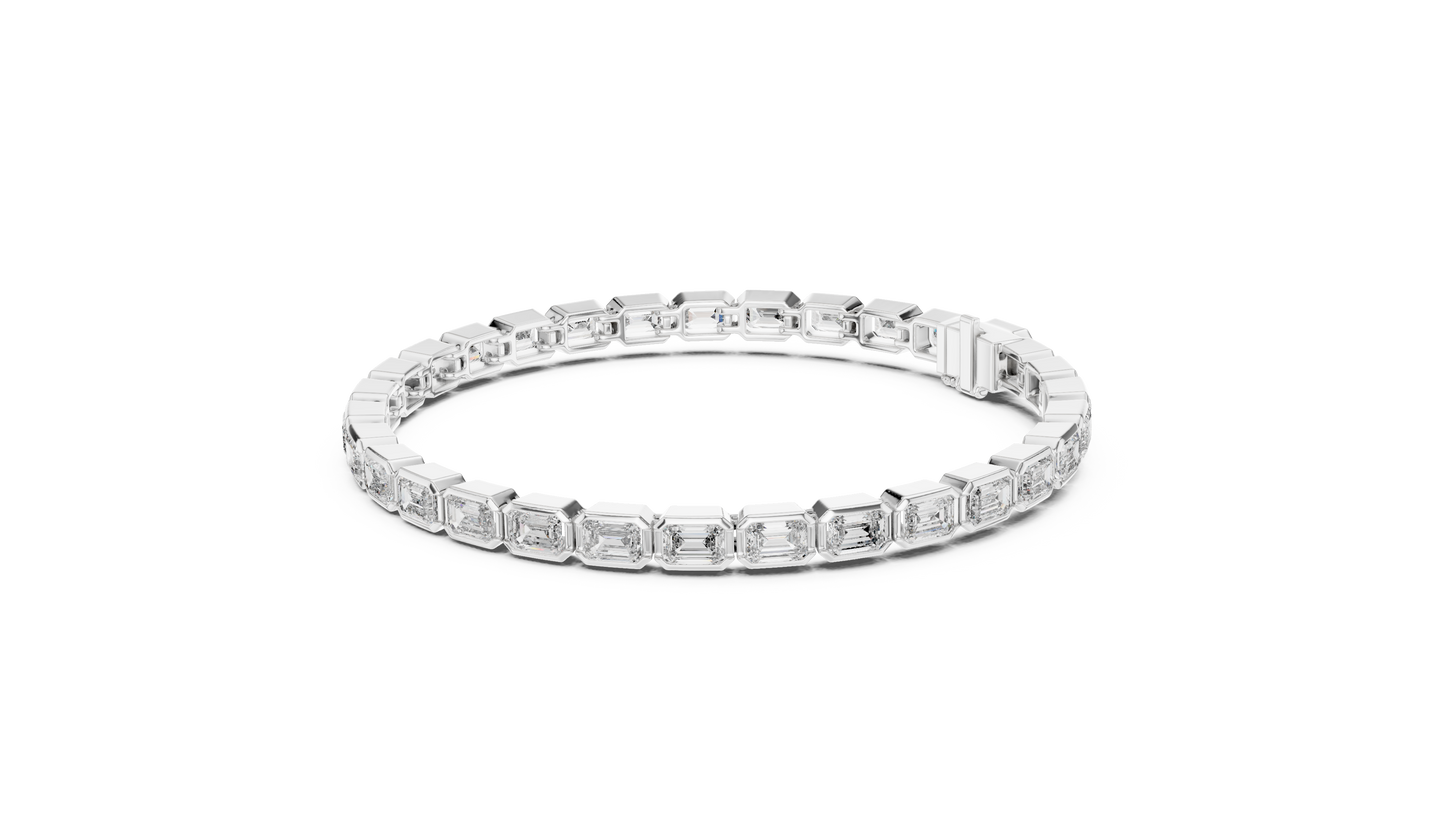 Baguette Diamond Line Bracelet