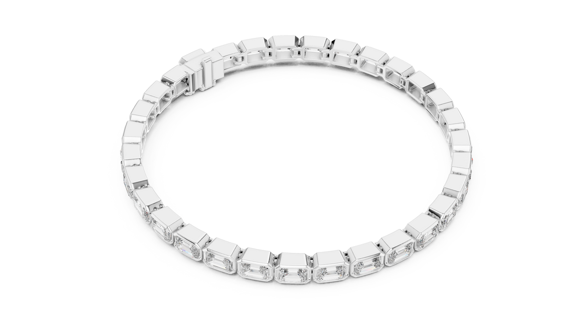 Baguette Diamond Line Bracelet