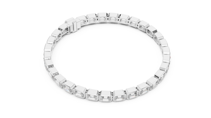 Baguette Diamond Line Bracelet
