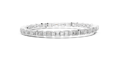 Baguette Diamond Line Bracelet