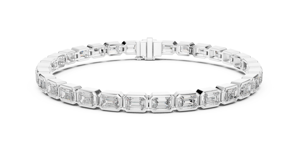 Baguette Diamond Line Bracelet