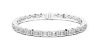 Baguette Diamond Line Bracelet