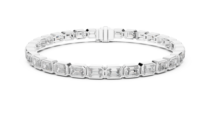 Baguette Diamond Line Bracelet