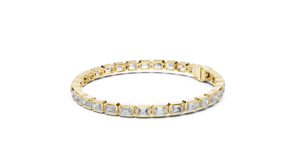 Baguette Diamond Line Bracelet