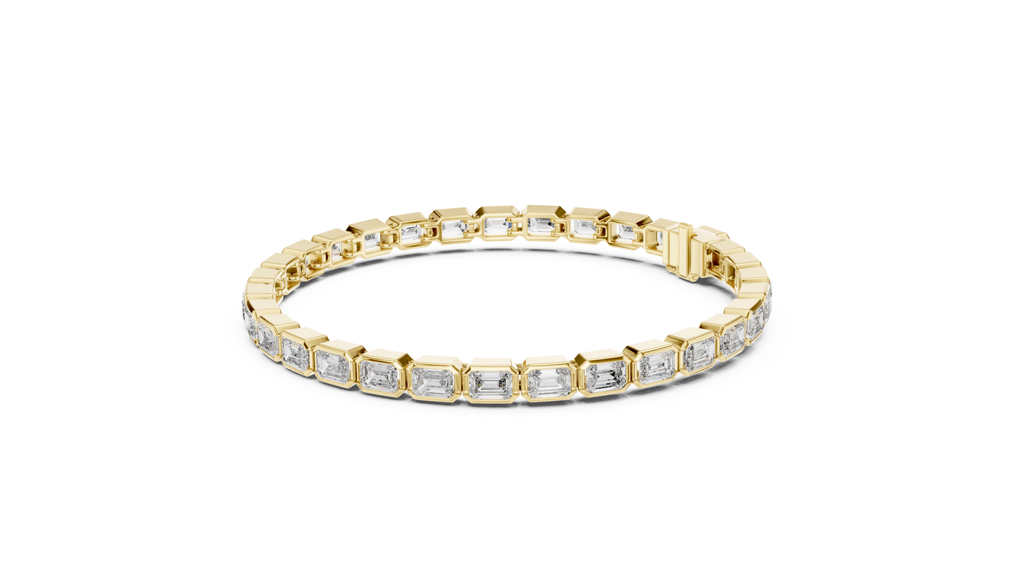 Baguette Diamond Line Bracelet