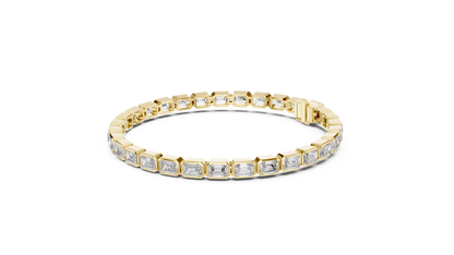 Baguette Diamond Line Bracelet
