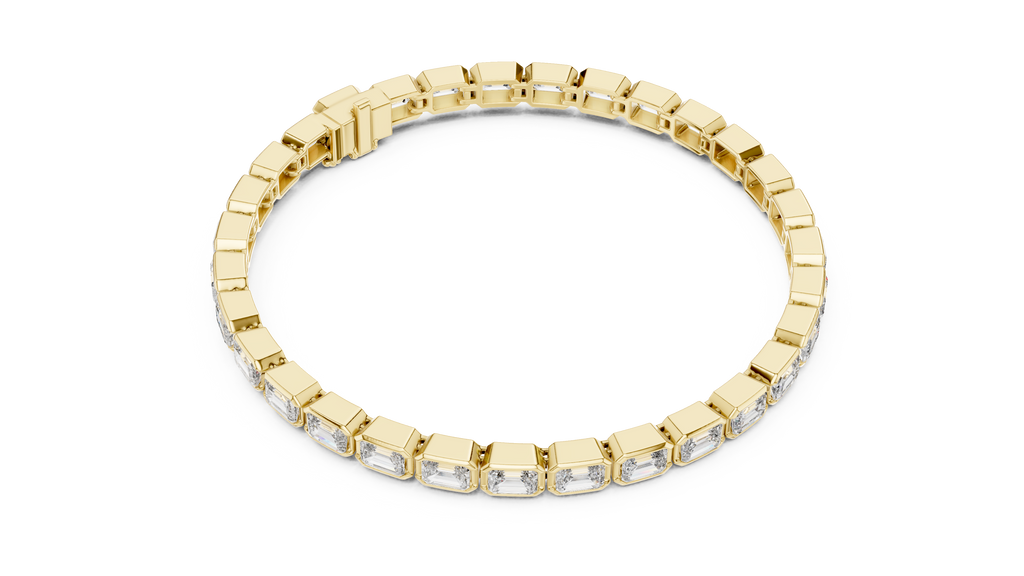 Baguette Diamond Line Bracelet
