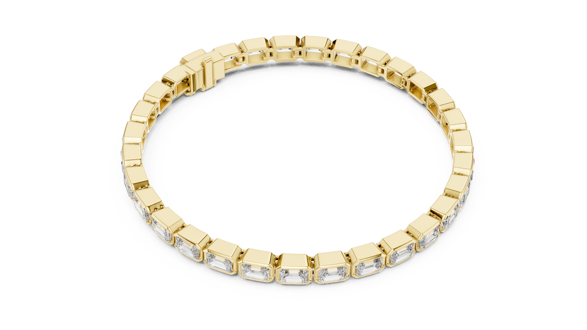 Baguette Diamond Line Bracelet