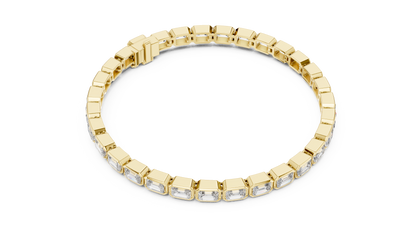 Baguette Diamond Line Bracelet
