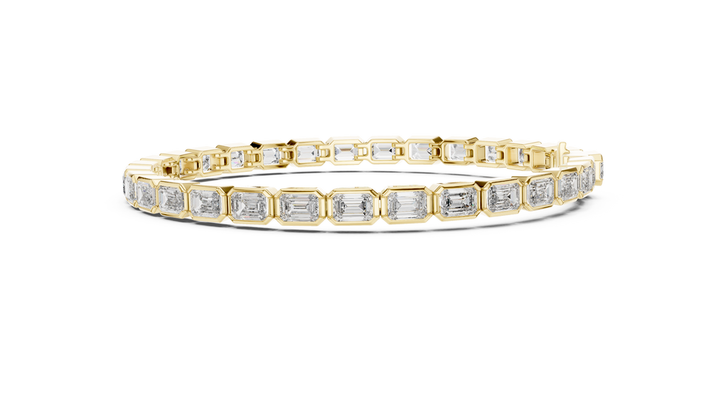 Baguette Diamond Line Bracelet