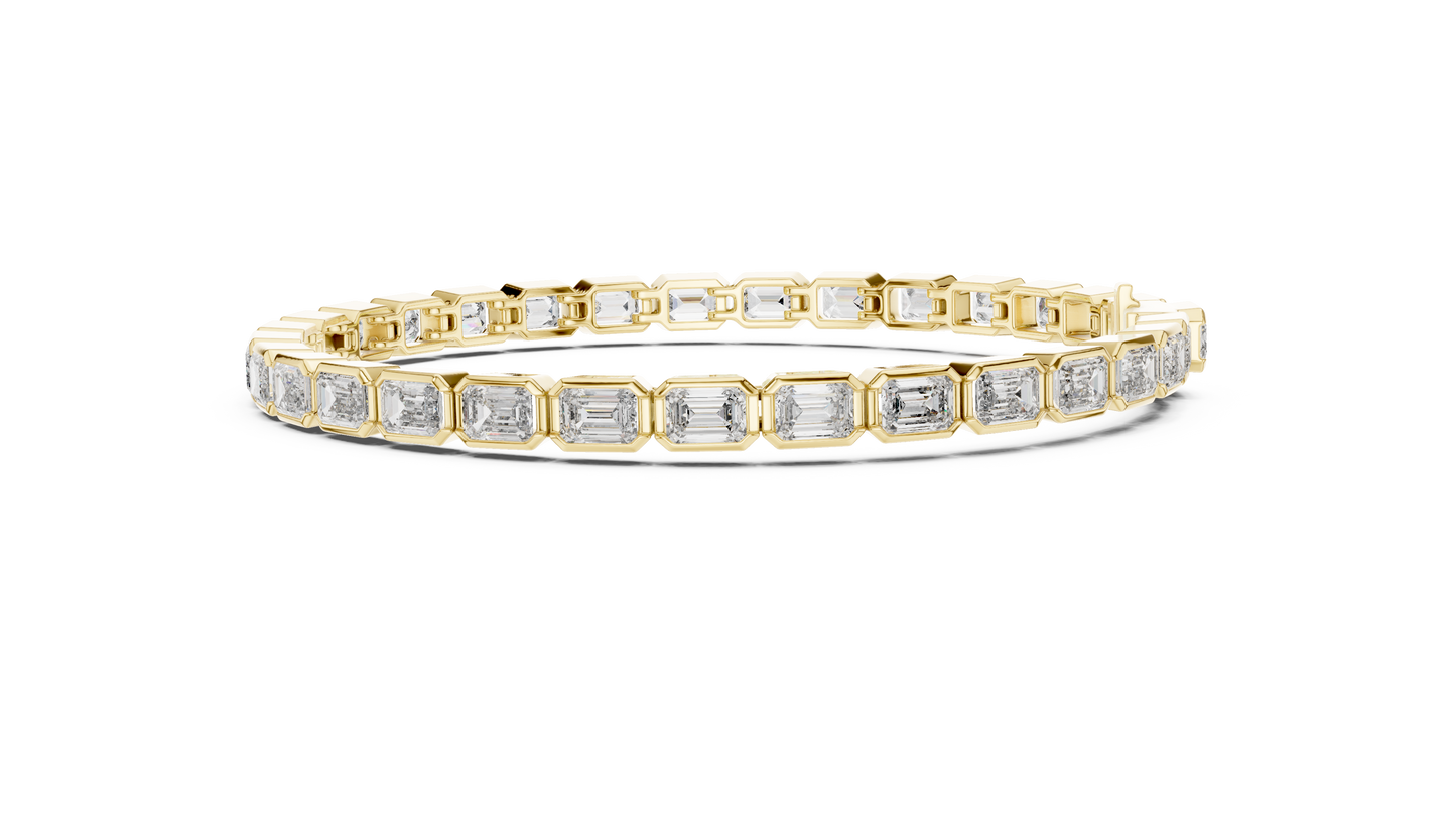Baguette Diamond Line Bracelet
