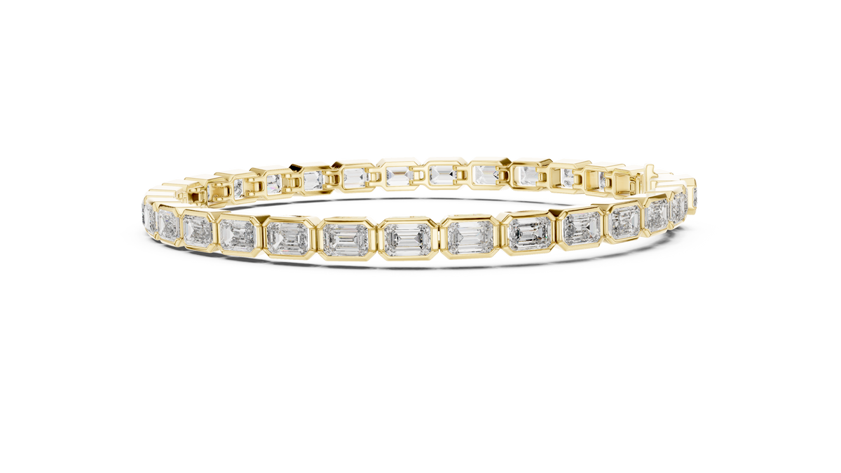 Baguette Diamond Line Bracelet