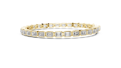 Baguette Diamond Line Bracelet