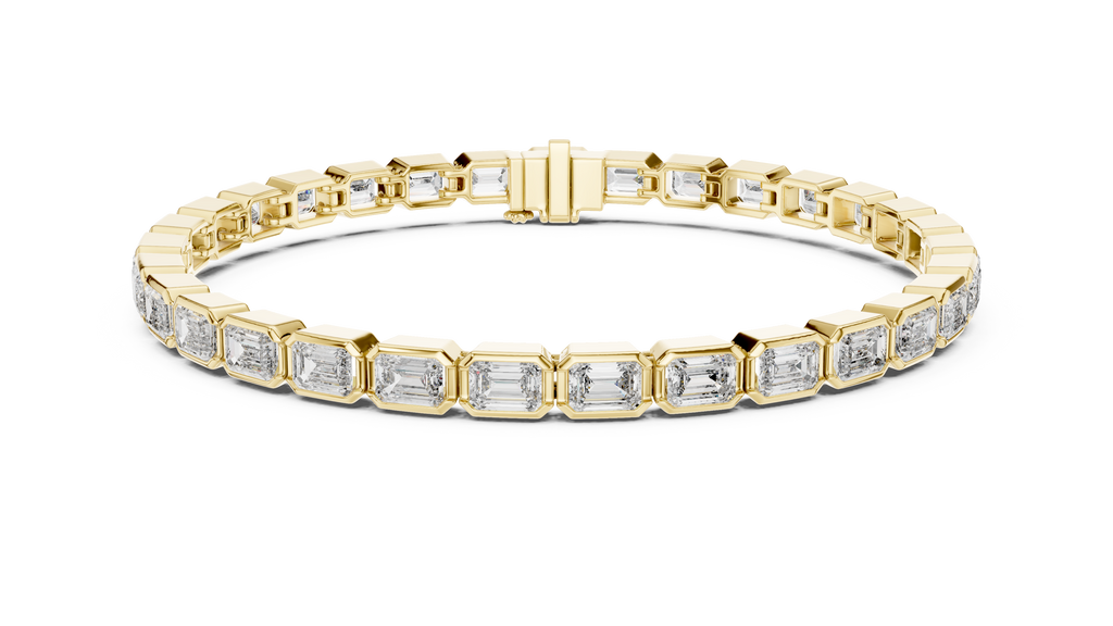 Baguette Diamond Line Bracelet