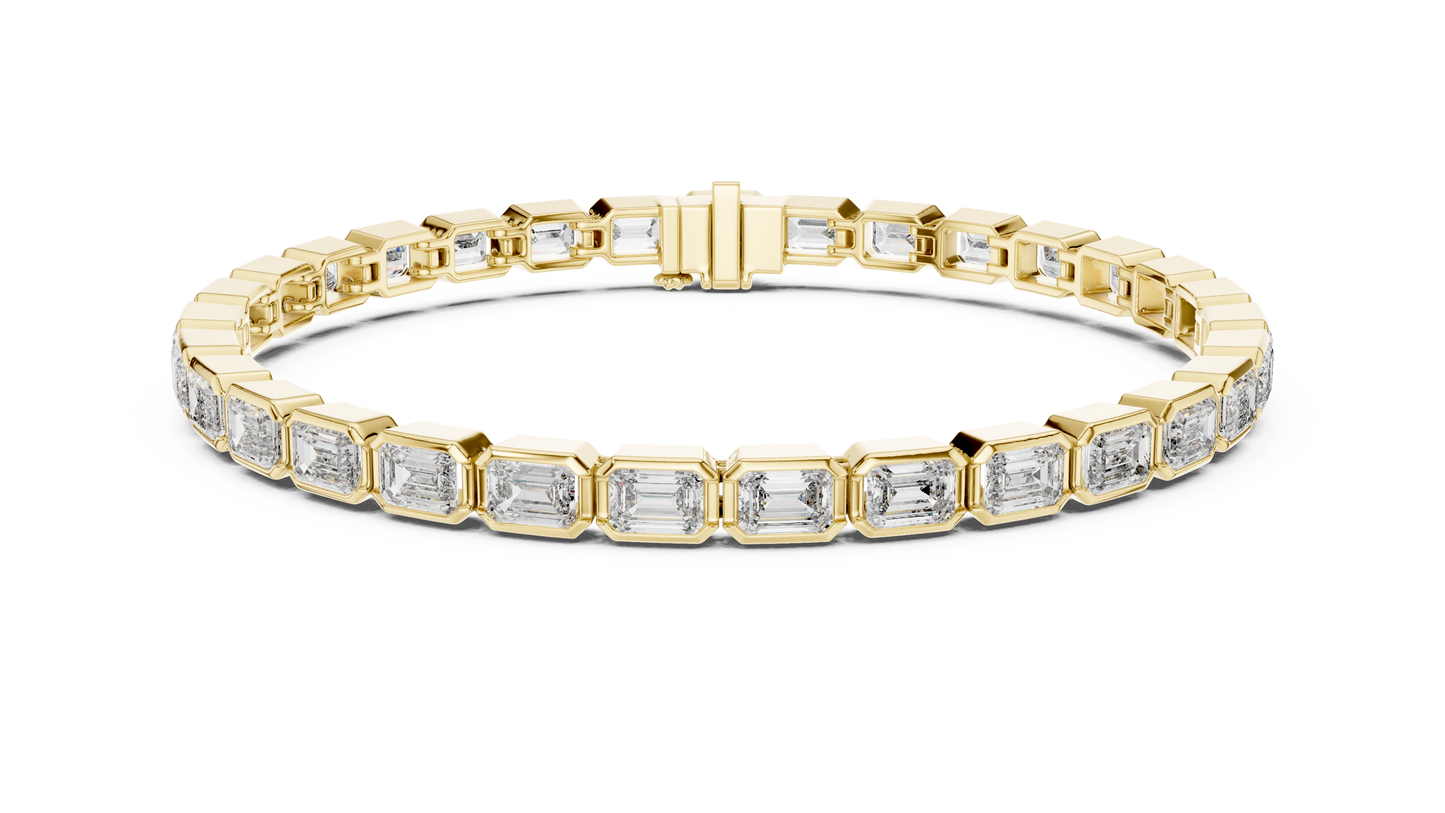 Baguette Diamond Line Bracelet