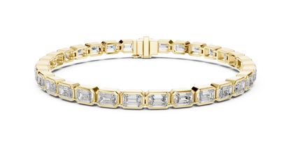 Baguette Diamond Line Bracelet